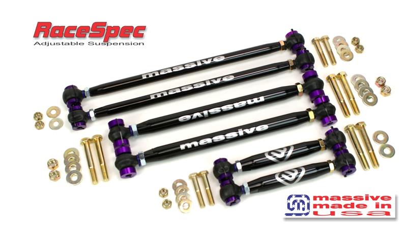 Suspension Rear 2 Upper & 2 Lower Trailing Arm for 98-11Crown Victoria Towncar